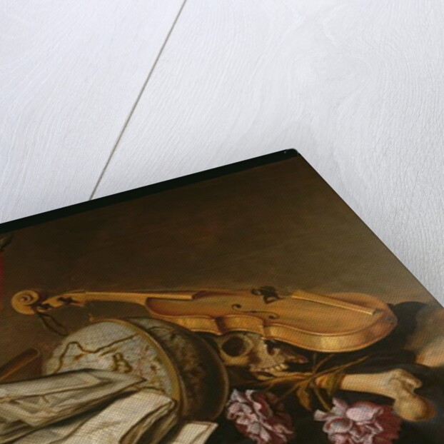 A Vanitas Still Life, 1663 by Jan van Dalen