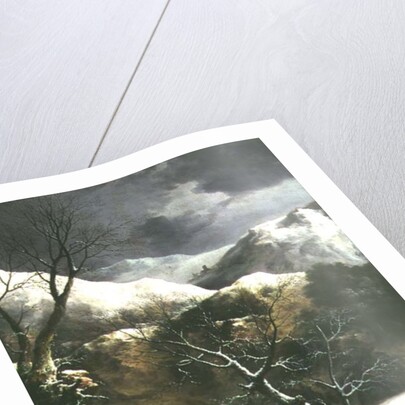 Winter landscape by Francesco Foschi