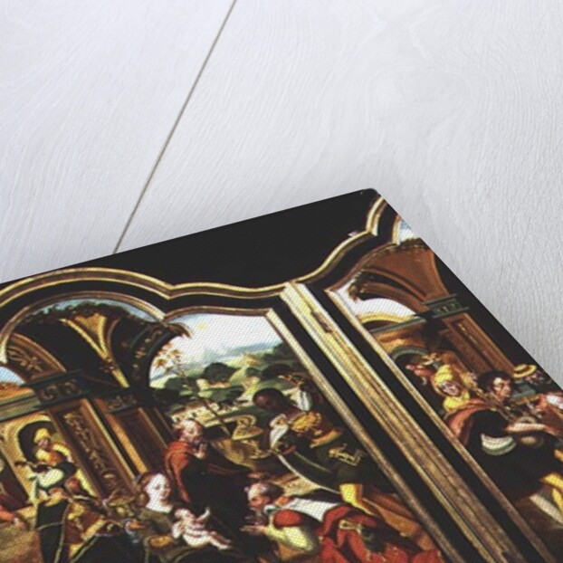 Triptych: The Adoration of the Magi, Annunciation, Adoration of the Shepherds by Flemish School