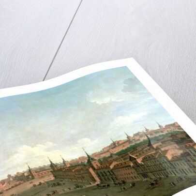 A View of the Calle de Alcala, Madrid, c.1750 by Antonio Joli