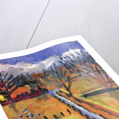 Blue Road, Hereford, 1998 by Robert Hobhouse