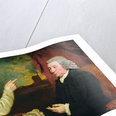 A gentleman and a miner with a specimen of copper ore by John Opie