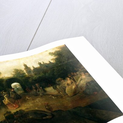 Queen Elizabeth I and the Earl of Leicester at Kenilworth by Dirck Hals