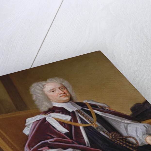 Portrait of Bishop Trelawny, one of the Seven Bishops who petitioned against James II's Declaration of Indulgence and were tried for libel by Godfrey Kneller