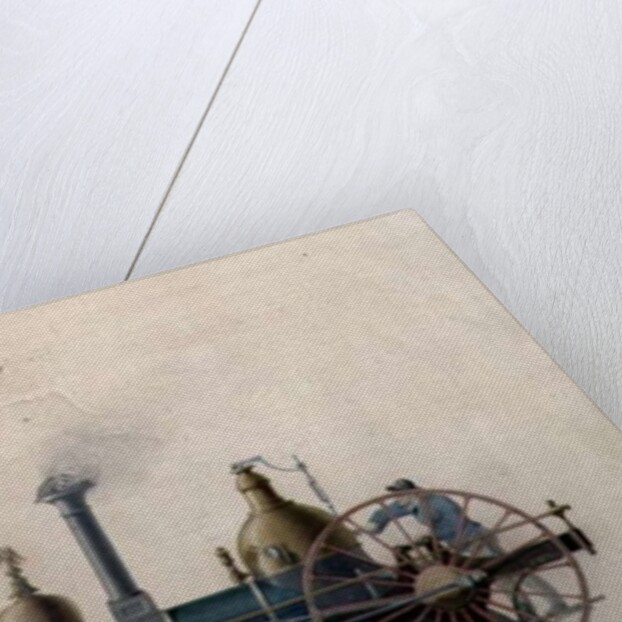 The first steam fire engine used in the United States in 1841, 1865 by P.R. Hodge