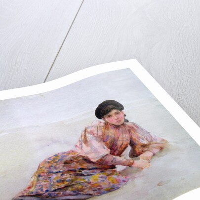 Girl on the Beach by Henry Scott Tuke