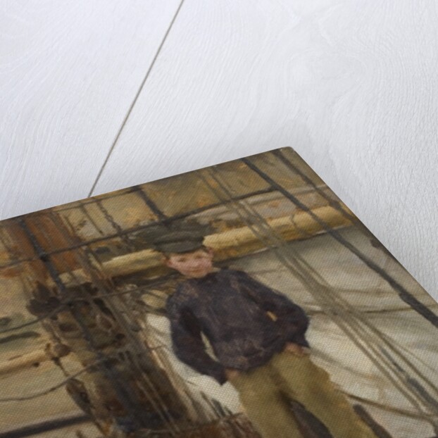 Two Children on Deck by Henry Scott Tuke