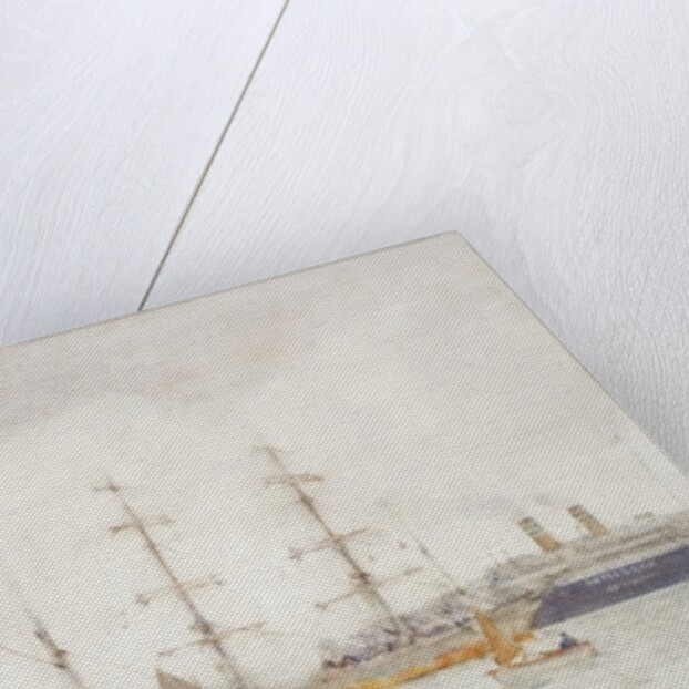 Ships in Harbour, c.1919 by Henry Scott Tuke