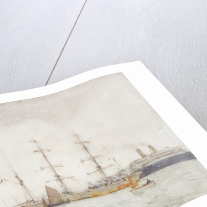 Ships in Harbour, c.1919 by Henry Scott Tuke