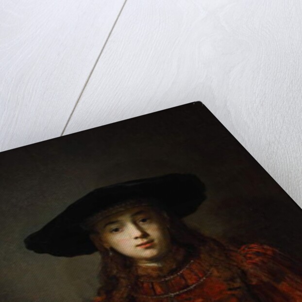 Girl in a Picture Frame, 1641 by Rembrandt Harmensz. van Rijn