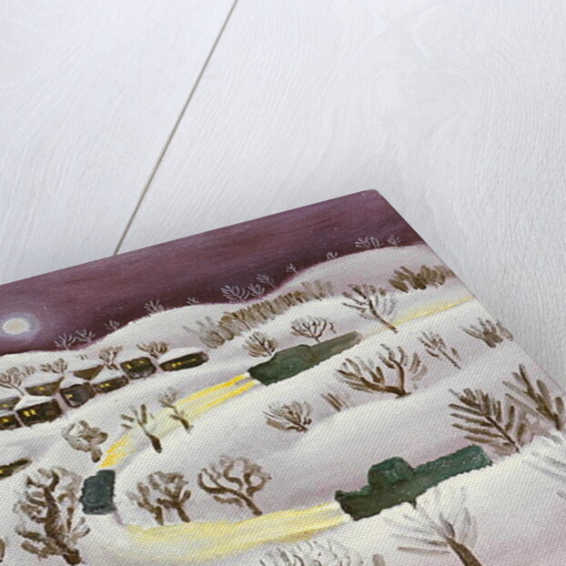 Winter Night, 1971 by Radi Nedelchev