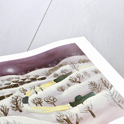 Winter Night, 1971 by Radi Nedelchev