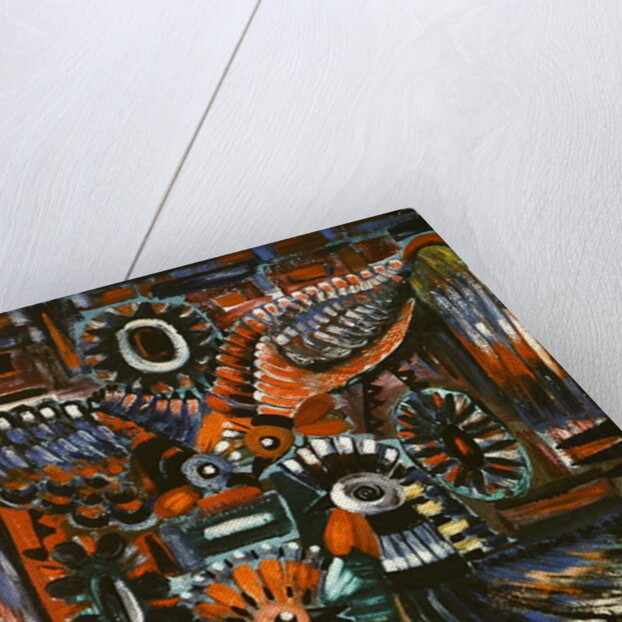 Roosters, 1967 by Radi Nedelchev