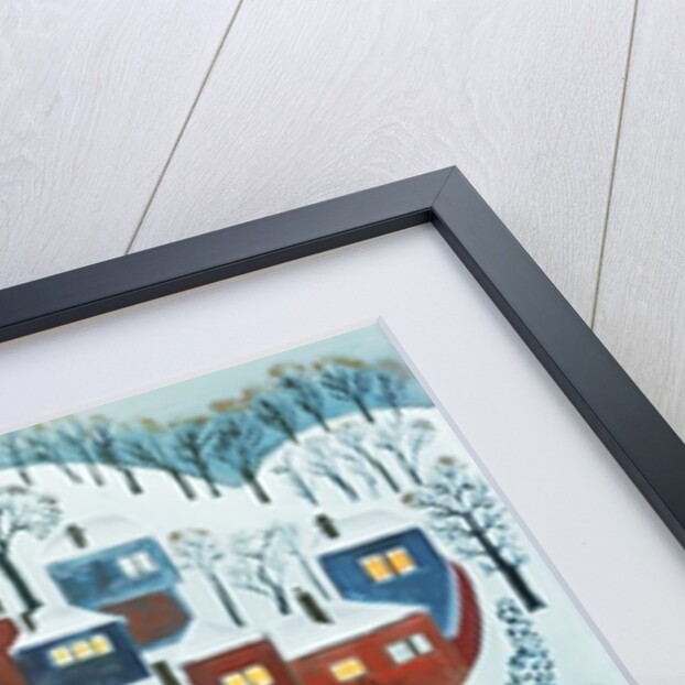 Winter Village, 1969 by Radi Nedelchev