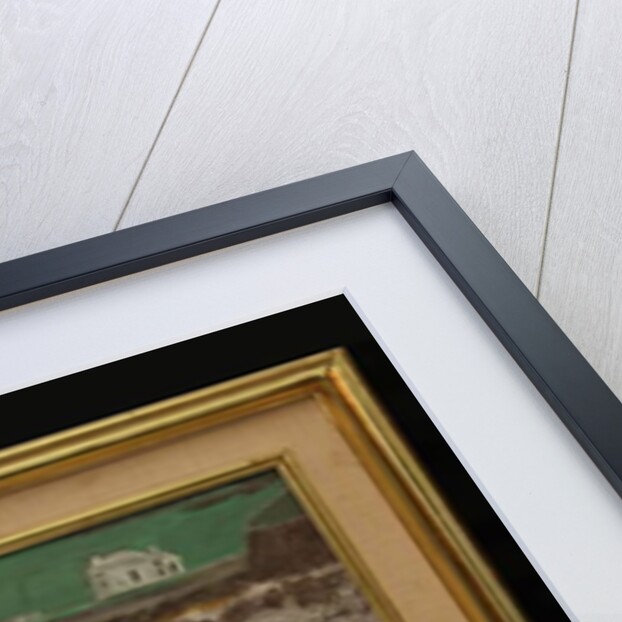 Three Boats between Lighthouse and Shore, c.1930 by Alfred Wallis