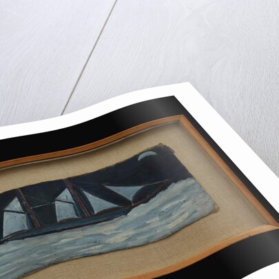 Trawler off Cornish coast, c.1930 by Alfred Wallis