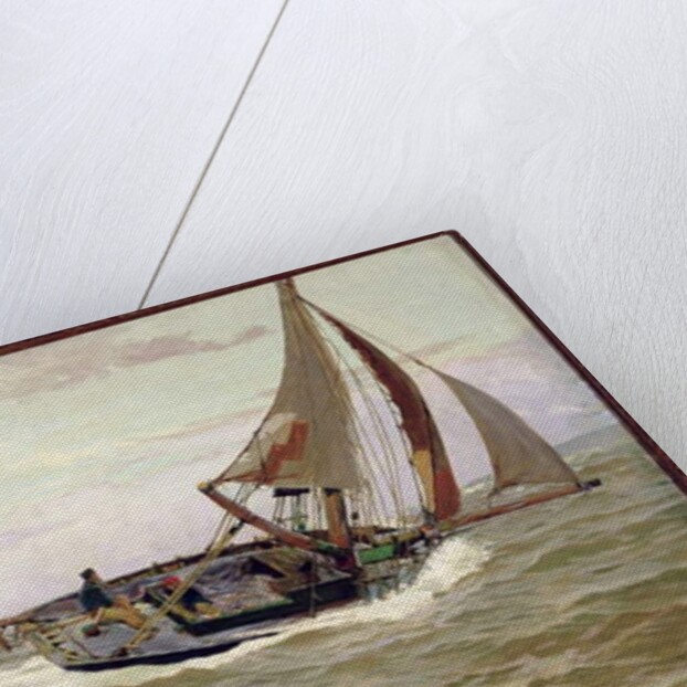 A Fishing Boat in a Stiff Breeze by John Fraser