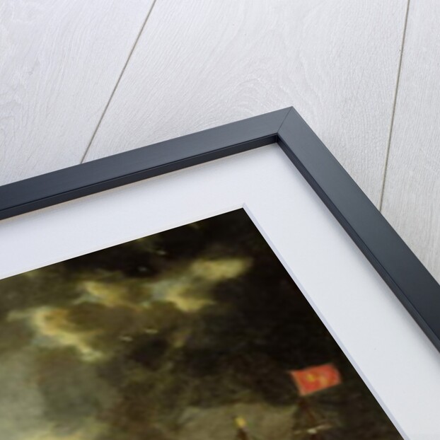 A Harbour Scene, possibly Genoa by Andries van Eertvelt