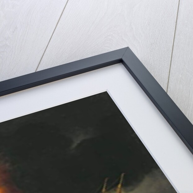 The East Indiaman Kent on Fire in the Bay of Biscay by Thomas Buttersworth