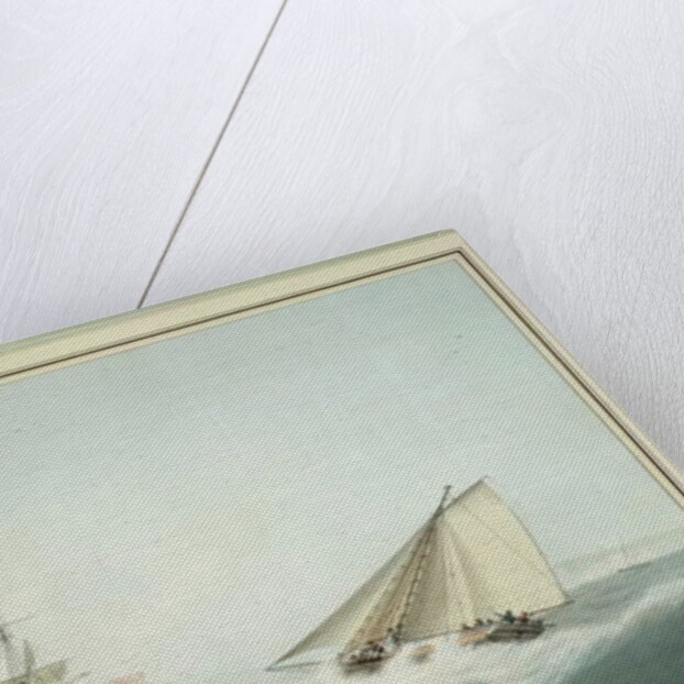 A Brig and a Cutter by Samuel Atkins