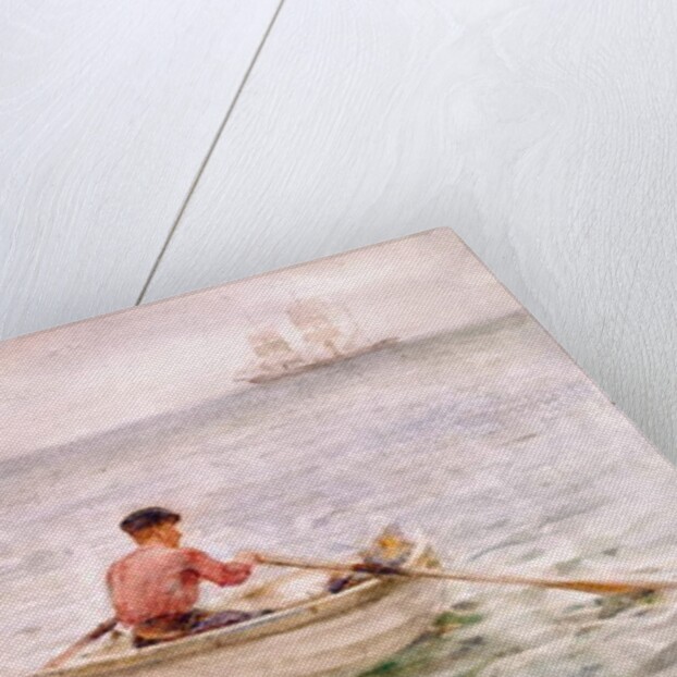 The Waterman and His Boat, 1921 by Henry Scott Tuke