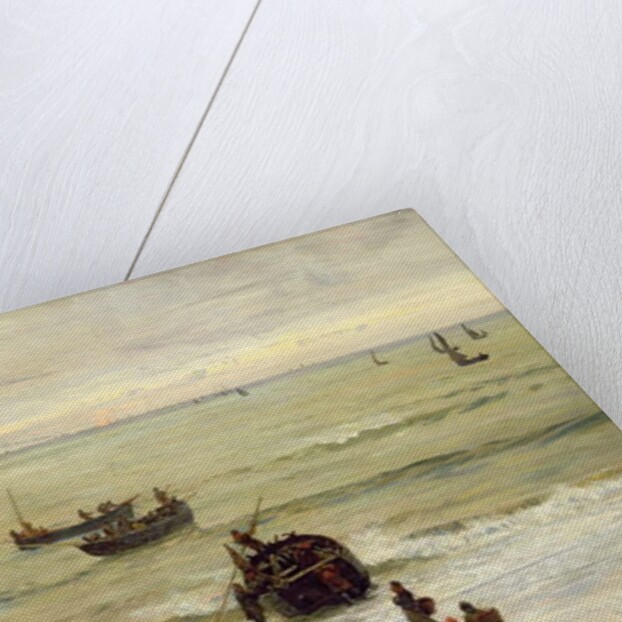 Fishing Boats Setting Out from Portel, 1872 by William Lionel Wyllie