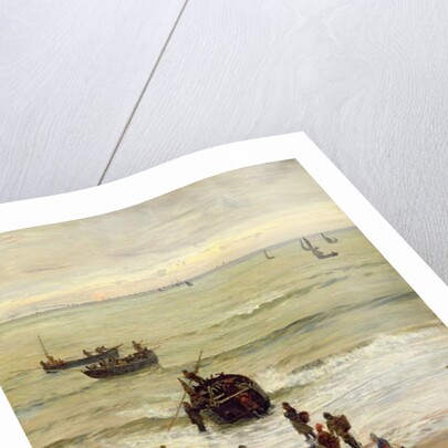 Fishing Boats Setting Out from Portel, 1872 by William Lionel Wyllie