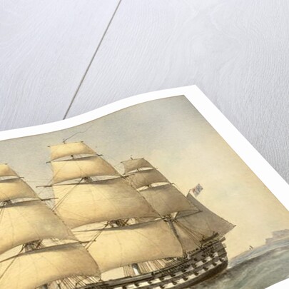 HMS Bellerophon off the Coast, 1875 by William Frederick Mitchell