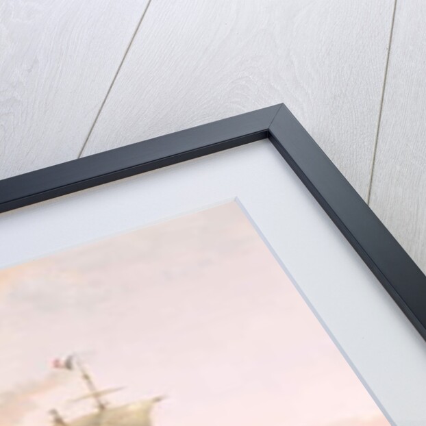 Shipping off Speeton Cliffs, Yorkshire by Henry Redmore