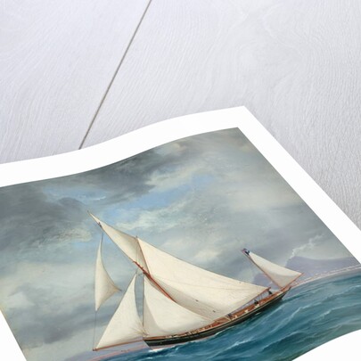 The Yawl ONYX, 52 tons, 1889 by Antonio de Simone