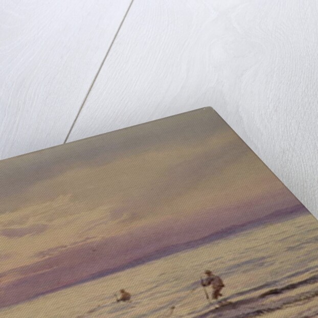 Fishermen Working at Sunset, 1868-71 by Henry Moore