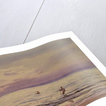 Fishermen Working at Sunset, 1868-71 by Henry Moore