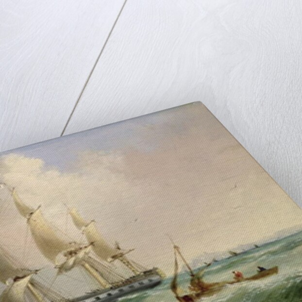 Frigate under Sail by Edward H. Niemann