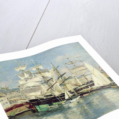 Squared - Riggers in Le Havre, 1886 by Johannes Martin Grimelund