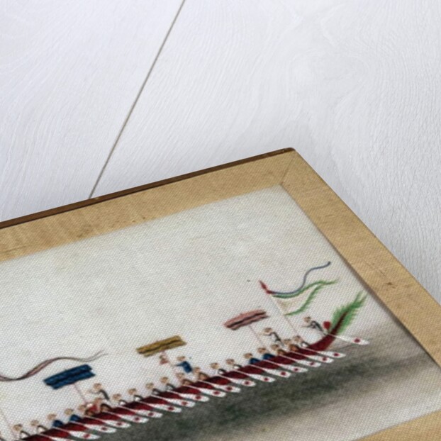 Chinese junk of the Great Zheng He or Hajji Mahmud Chinese eunuch and marine explorer. Detail of photo ROEK0015. by Anonymous