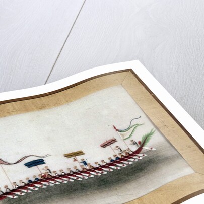 Chinese junk of the Great Zheng He or Hajji Mahmud Chinese eunuch and marine explorer. Detail of photo ROEK0015. by Anonymous