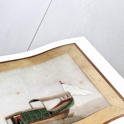 Chinese junk of the Great Zheng He or Hajji Mahmud Chinese eunuch and marine explorer by Anonymous