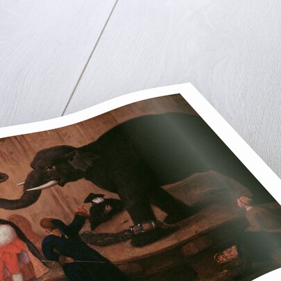 An Elephant Shown in Venice by Pietro Longhi