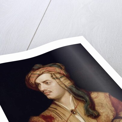 Portrait of George Gordon in Albanian Dress, 1813 by Thomas Phillips