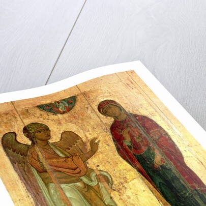 The Ustiug Annunciation, c.1130-40 by Novgorod School