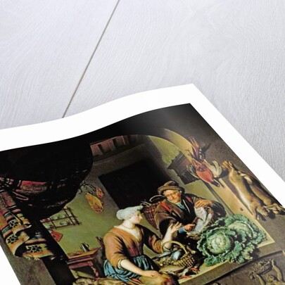 A Woman and a Fish Peddler, 1713 by Willem van Mieris