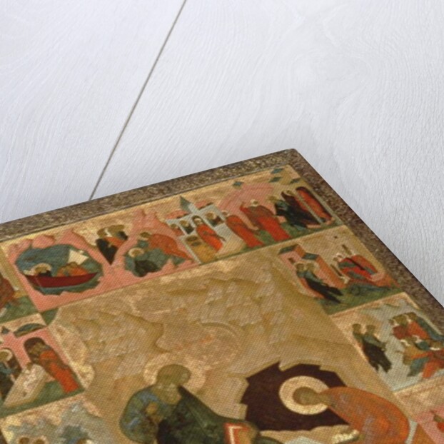 St. John the Evangelist and his Scribe, c.1500 by Russian School