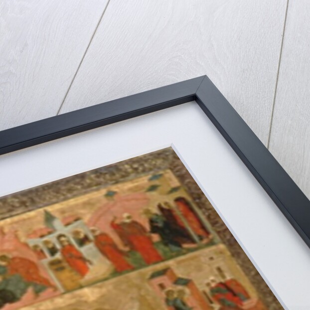 St. John the Evangelist and his Scribe, c.1500 by Russian School