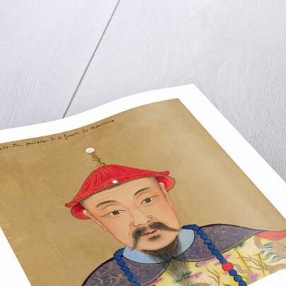 Portrait of T'ai T'sin Che-Tsou by School Chinese