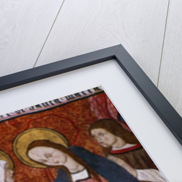 Visitation, panel from the Church San Andres of Tortura, late 15th century-early 16th century by School Spanish