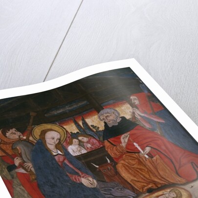 Nativity, panel from the Church San Andres of Tortura, late 15th century-early 16th century by School Spanish