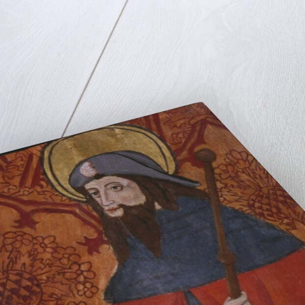 St. James the Great, detail, panel from the Church San Andres of Tortura, late 15th century-early 16th century by School Spanish