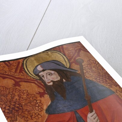 St. James the Great, detail, panel from the Church San Andres of Tortura, late 15th century-early 16th century by School Spanish