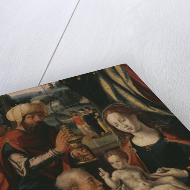 Adoration of the Magi, Epiphany Triptych, detail, c.1540 by Pieter Coecke van Aelst