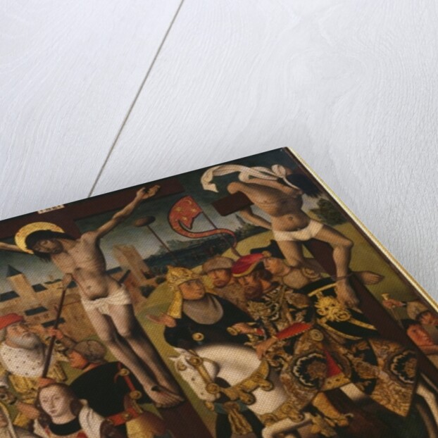 Passion Triptych, Crucifixion, central panel by Master of St. Godelieve Legend (attr. to)